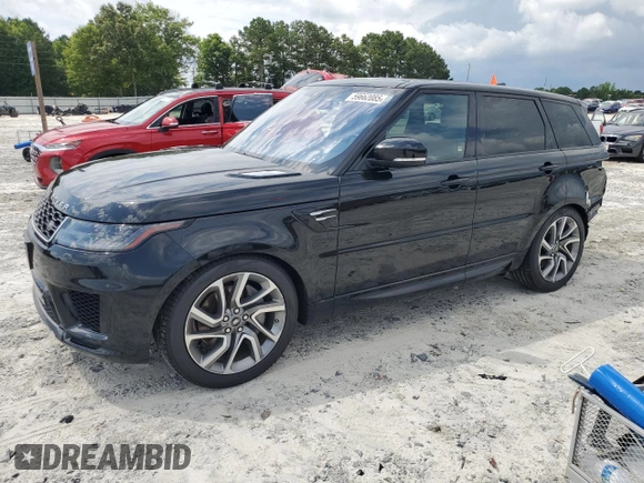2018 Land Rover Range Rover Sport HSE z VIN SALWR2RV1JA199820, wystawiony jako Copart lot #59662085 z przebiegiem 74 206 mil mil oraz Szkoda całkowita • Salvage title. Historia ofert i sprzedaży dostępna na DreamBid. Obrazek 1.