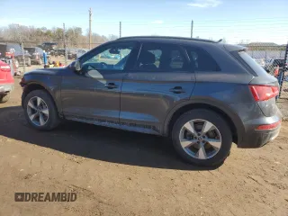 2020 Audi Q5 Premium with VIN WA1ANAFYXL2121727, listed as a Copart auction lot 43209445 with 51,845 mi miles and Salvage Title. Bid and sale history available at carsss.com. Image 2.