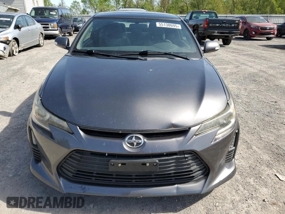 2015 Scion tC with VIN JTKJF5C76FJ007698, listed as a Copart auction lot 55138695 with 171,815 mi miles and Salvage Title. Bid and sale history available at carsss.com. Image 5.