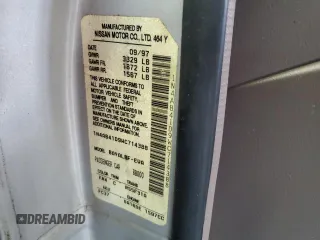 1998 Nissan Sentra XE с VIN 1N4AB41D9WC714388, выставлен на аукционе Copart как лот 73213954 с пробегом 227 928 миль миль и Списание • Salvage title. История ставок и продаж доступна на DreamBid. Изображение 13.