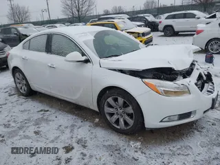 2012 Buick Regal Premium 1 with VIN 2G4GS5EK6C9121248, listed as a IAAI auction lot 41352657 with 95,805 mi miles. Bid and sale history available at carsss.com. Image 1.