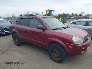 2007 Hyundai Tucson GLS with VIN KM8JM12B17U516895, listed as a IAAI auction lot 41836971 with 193,049 mi miles. Bid and sale history available at carsss.com. Image 6.