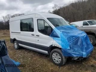 2019 Ford Transit with VIN 1FTYR2CM9KKA74334, listed as a Copart auction lot 45215585 with 80,188 mi miles and Salvage Title. Bid and sale history available at carsss.com. Image 4.