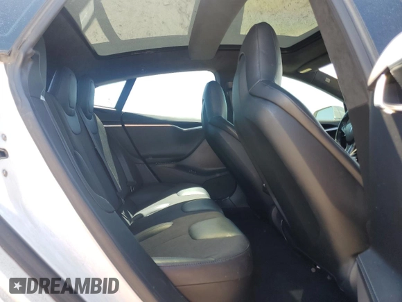 2016 Tesla Model S 90D with VIN 5YJSA1E21GF150460, listed as a Copart auction lot 48160495 with 84,761 mi miles and Salvage Title. Bid and sale history available at DreamBid. Image 10.