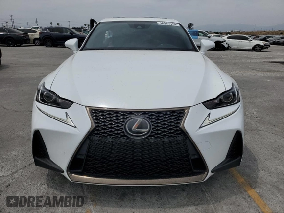 2019 Lexus IS 300 with VIN JTHBA1D22K5084933, listed as a Copart auction lot 58530675 with 56,608 mi miles and Salvage title. Bid and sale history available at DreamBid. Image 5.