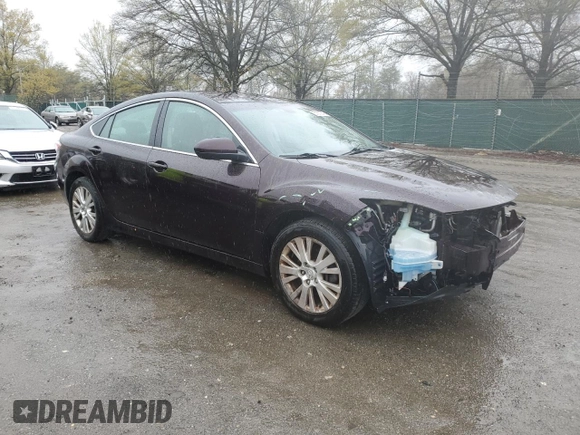 2009 Mazda 6 i Touring with VIN 1YVHP82A395M19375, listed as a Copart auction lot 51672745 with 136,757 mi miles and Salvage Title. Bid and sale history available at carsss.com. Image 4.