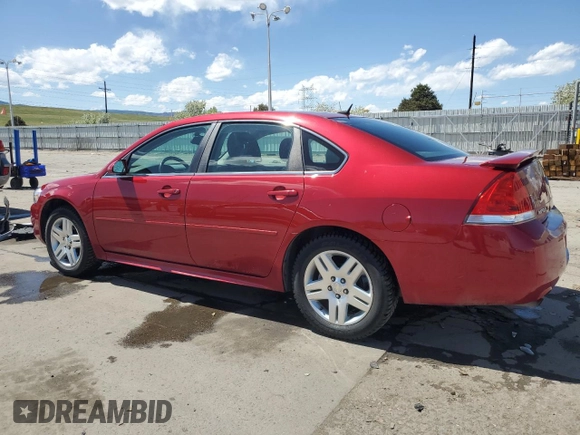 2013 Chevrolet Impala LT with VIN 2G1WB5E3XD1160961, listed as a Copart auction lot 53717505 with 159,750 mi miles and Salvage Title. Bid and sale history available at DreamBid. Image 2.