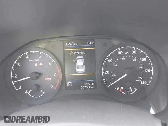 2023 Nissan Altima S with VIN 1N4BL4BV3PN408480, listed as a IAAI auction lot 41952802 with 55,770 mi miles and . Bid and sale history available at DreamBid. Image 7.
