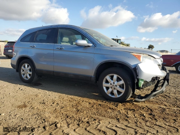 2009 Honda CR-V EX-L with VIN 5J6RE387X9L024310, listed as a Copart auction lot 81202494 with 112,044 mi miles and Salvage Title. Bid and sale history available at carsss.com. Image 4.