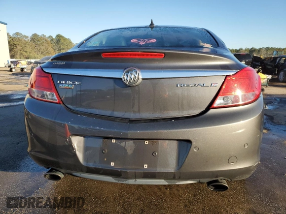 2011 Buick Regal CXL Turbo TO7 with VIN W04G15GV5B1101973, listed as a Copart auction lot 89222875 with 183,069 mi miles and Salvage Title. Bid and sale history available at carsss.com. Image 6.