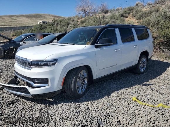 2023 Jeep Grand Wagoneer Series II with VIN 1C4SJSFPXPS574223, listed as a Copart auction lot 52938135 with 15,237 mi miles and Salvage title. Bid and sale history available at DreamBid. Image 1.