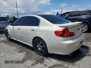 2005 Infiniti G35 z VIN JNKCV51EX5M221996, wystawiony jako Copart lot #56928235 z przebiegiem 167 377 mil mil oraz Szkoda całkowita • Salvage title. Historia ofert i sprzedaży dostępna na DreamBid. Obrazek 2.