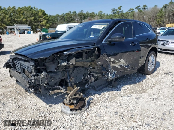 2020 Jaguar F-Pace 30t Prestige with VIN SADCK2GX2LA640512, listed as a Copart auction lot 45651055 with 97,395 mi miles and Salvage Title. Bid and sale history available at DreamBid. Image 1.