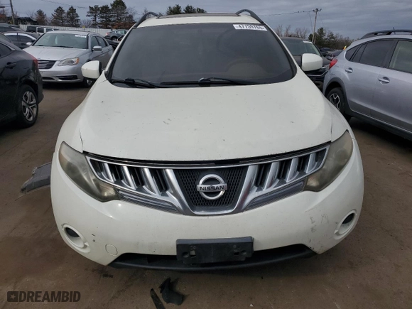 2009 Nissan Murano S with VIN JN8AZ18W19W160735, listed as a Copart auction lot 47739765 with 171,318 mi miles and Salvage Title. Bid and sale history available at carsss.com. Image 5.