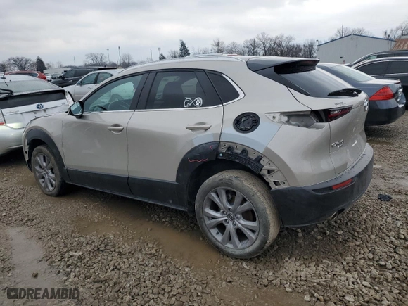 2022 Mazda CX-30 2.5 S Carbon Edition with VIN 3MVDMBCL7NM421482, listed as a Copart auction lot 44385335 with 28,110 mi miles and Salvage Title. Bid and sale history available at carsss.com. Image 2.