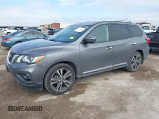 2018 Nissan Pathfinder SL with VIN 5N1DR2MN7JC678216, listed as a IAAI auction lot 41424767 with 94,139 mi miles. Bid and sale history available at carsss.com. Image 2.