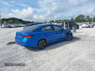 2024 Nissan Sentra SV with VIN 3N1AB8CV0RY361478, listed as a IAAI auction lot 42354081 with 15,697 mi miles and . Bid and sale history available at DreamBid. Image 4.
