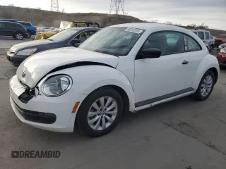 2013 Volkswagen Beetle Entry with VIN 3VWFP7AT5DM654385, listed as a Copart auction lot 48741515 with 47,029 mi miles and Salvage Title. Bid and sale history available at DreamBid. Image 1.