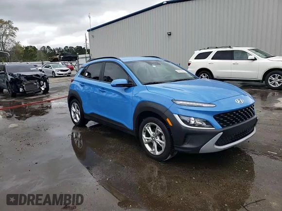 2022 Hyundai Kona SEL with VIN KM8K62AB2NU912837, listed as a Copart auction lot 50878275 with 87,325 mi miles and Salvage Title. Bid and sale history available at DreamBid. Image 14.