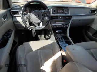 2016 Kia Optima EX with VIN 5XXGU4L34GG054250, listed as a Copart auction lot 55881065 with 100,785 mi miles and Clean Title. Bid and sale history available at carsss.com. Image 8.