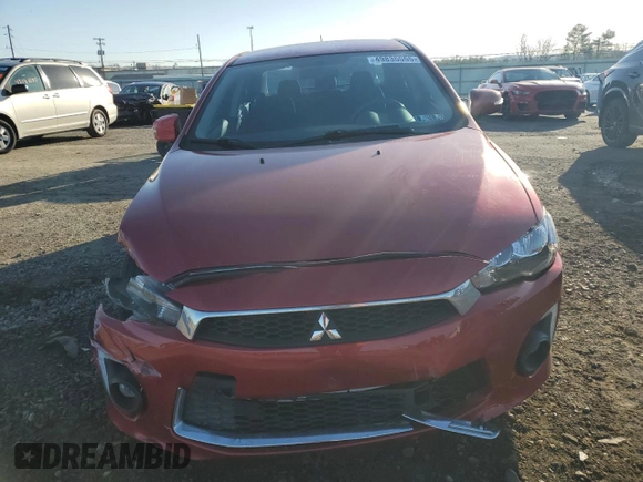 2016 Mitsubishi Lancer SE with VIN JA32V2FW7GU002685, listed as a Copart auction lot 49835555 with 89,459 mi miles and Salvage Title. Bid and sale history available at carsss.com. Image 5.