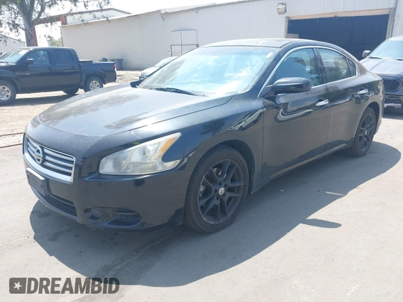 2014 Nissan Maxima S with VIN 1N4AA5AP8EC469519, listed as a IAAI auction lot 42180940 with 119,966 mi miles and . Bid and sale history available at DreamBid. Image 2.