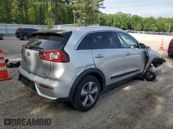 2018 Kia Niro FE with VIN KNDCB3LC4J5207459, listed as a Copart auction lot 52941934 with 22,717 mi miles and Salvage Title. Bid and sale history available at carsss.com. Image 3.
