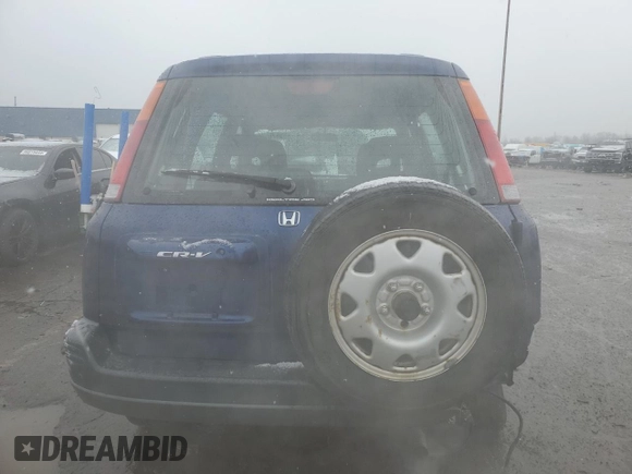 1999 Honda CR-V LX with VIN JHLRD1848XC080829, listed as a Copart auction lot 41692535 with 160,990 mi miles and Salvage Title. Bid and sale history available at carsss.com. Image 6.