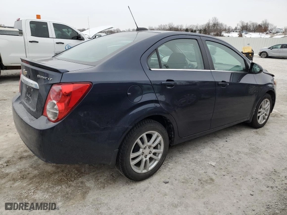 2016 Chevrolet Sonic LT with VIN 1G1JC5SH9G4182479, listed as a Copart auction lot 42091405 with 112,250 mi miles and Salvage Title. Bid and sale history available at carsss.com. Image 3.