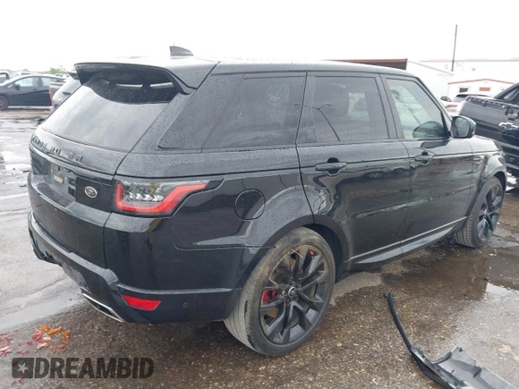 2020 Land Rover Range Rover Sport HST with VIN SALWS2RU4LA889351, listed as a IAAI auction lot 41895923 with 60,267 mi miles. Bid and sale history available at carsss.com. Image 4.