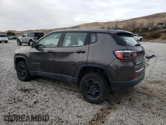 2021 Jeep Compass Sport with VIN 3C4NJDAB2MT516752, listed as a Copart auction lot 49708635 with 58,970 mi miles and Salvage Title. Bid and sale history available at DreamBid. Image 2.