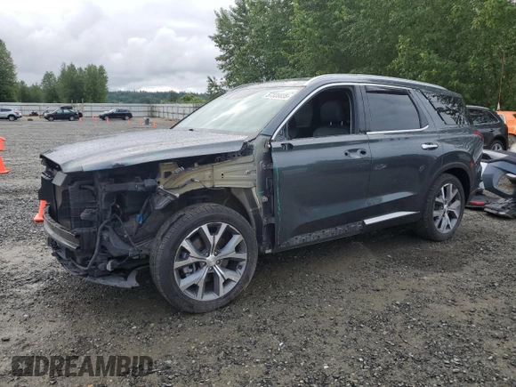 2022 Hyundai Palisade SEL with VIN KM8R4DHE7NU408641, listed as a Copart auction lot 57335835 with 66,510 mi miles and Salvage title. Bid and sale history available at DreamBid. Image 1.