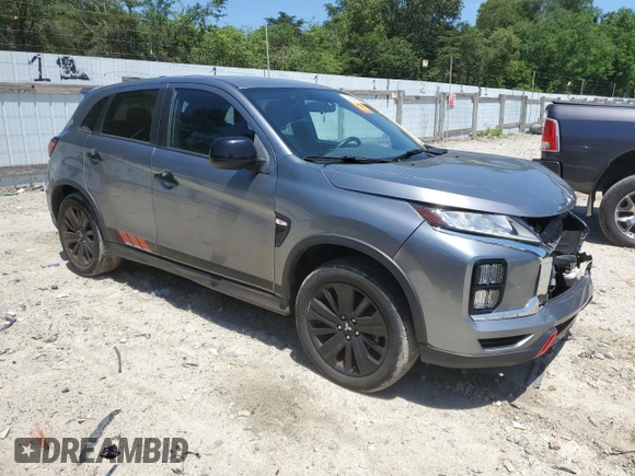 2020 Mitsubishi Outlander ES with VIN JA4AP3AU2LU030692, listed as a Copart auction lot 57047345 with 78,396 mi miles and Salvage title. Bid and sale history available at DreamBid. Image 4.