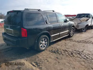 2006 Infiniti QX56 with VIN 5N3AA08C06N800652, listed as a IAAI auction lot 41552567 with 141,625 mi miles and . Bid and sale history available at DreamBid. Image 4.
