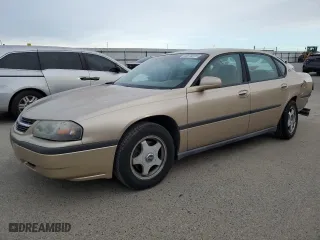 2000 Chevrolet Impala with VIN 2G1WF55E9Y9136695, listed as a Copart auction lot 44970075 with 105,839 mi miles and Salvage Title. Bid and sale history available at carsss.com. Image 1.
