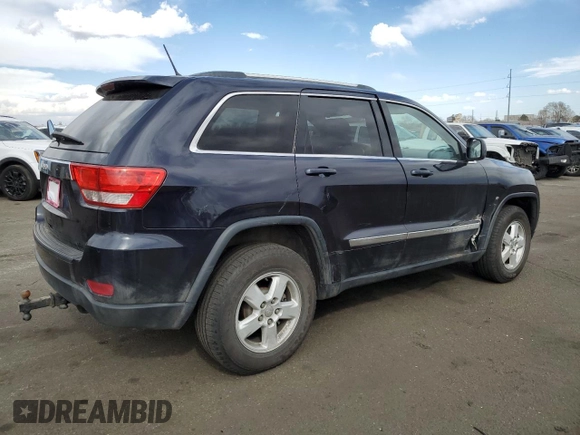 2011 Jeep Grand Cherokee Laredo with VIN 1J4RR4GG8BC660743, listed as a Copart auction lot 46537665 with 75,758 mi miles and Salvage Title. Bid and sale history available at carsss.com. Image 3.