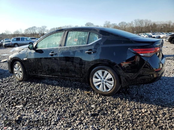 2025 Nissan Sentra S with VIN 3N1AB8BV3SY218578, listed as a Copart auction lot 48521795 with 8,200 mi miles and Salvage Title. Bid and sale history available at DreamBid. Image 2.