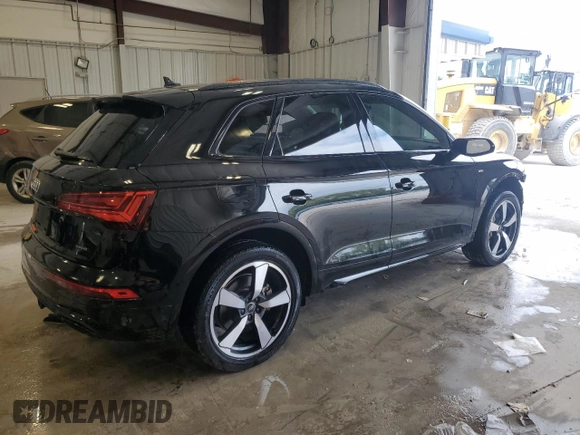 2023 Audi Q5 S line Premium Plus with VIN WA1EABFY5P2132689, listed as a Copart auction lot 66293274 with 12,180 mi miles and Salvage Title. Bid and sale history available at DreamBid. Image 3.