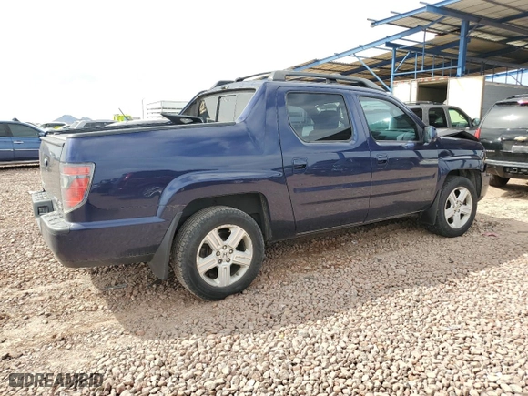 2014 Honda Ridgeline RTL with VIN 5FPYK1F58EB001953, listed as a Copart auction lot 49433875 with 191,094 mi miles and Salvage Title. Bid and sale history available at carsss.com. Image 3.