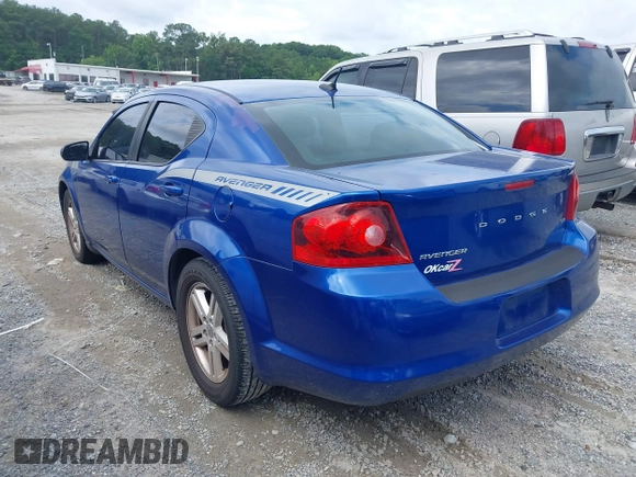 2012 Dodge Avenger SXT with VIN 1C3CDZCB4CN313549, listed as a IAAI auction lot 42479430 with 171,343 mi miles and . Bid and sale history available at DreamBid. Image 3.