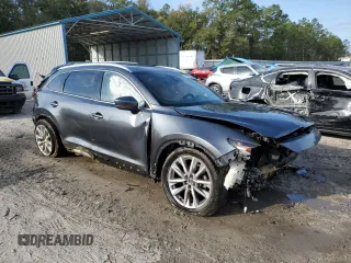 2021 Mazda CX-9 Grand Touring with VIN JM3TCADY4M0501657, listed as a Copart auction lot 47289545 with Not provided miles and Non repairable. Bid and sale history available at DreamBid. Image 4.
