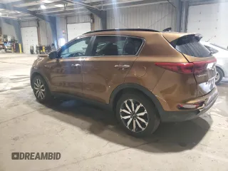 2018 Kia Sportage EX with VIN KNDPNCAC6J7431834, listed as a Copart auction lot 50149415 with 72,147 mi miles and Salvage Title. Bid and sale history available at carsss.com. Image 2.