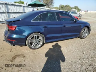 2017 Audi A3 Sedan Premium Plus with VIN WAUGUGFF3H1038266, listed as a Copart auction lot 71200734 with 105,768 mi miles and Salvage Title. Bid and sale history available at carsss.com. Image 3.