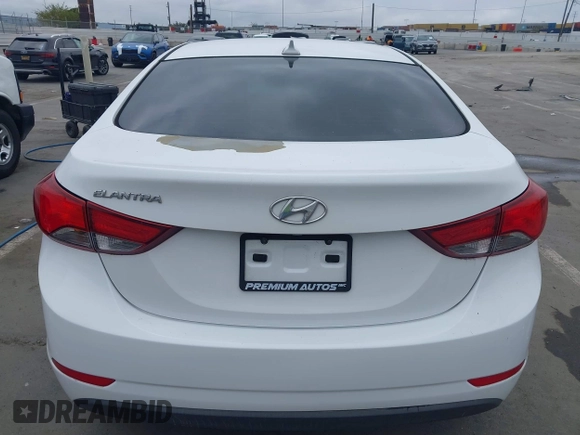2016 Hyundai Elantra SE with VIN 5NPDH4AE7GH707735, listed as a IAAI auction lot 42460102 with 104,022 mi miles and . Bid and sale history available at DreamBid. Image 16.