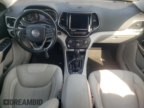 2020 Jeep Cherokee Limited with VIN 1C4PJLDX4LD596814, listed as a Copart auction lot 64524984 with 55,593 mi miles and Salvage title. Bid and sale history available at DreamBid. Image 8.