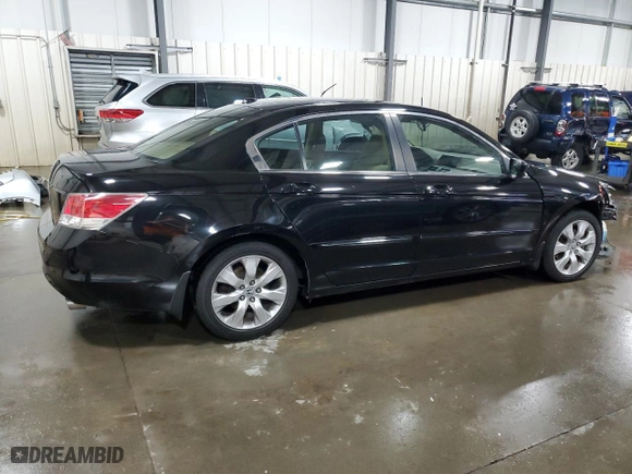 2009 Honda Accord Sdn EX-L with VIN 1HGCP26839A136181, listed as a Copart auction lot 50998135 with 81,935 mi miles and Salvage Title. Bid and sale history available at carsss.com. Image 3.