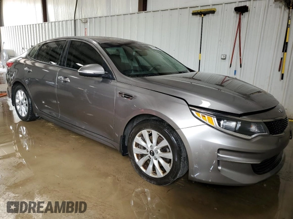 2018 Kia Optima S with VIN 5XXGT4L39JG272906, listed as a Copart auction lot 54853925 with 87,053 mi miles and Salvage Title. Bid and sale history available at carsss.com. Image 4.
