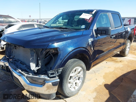 2023 Ford F-150 XL with VIN 1FTEW1C81PKE14835, listed as a IAAI auction lot 41502717 with 47,969 mi miles and . Bid and sale history available at DreamBid. Image 17.