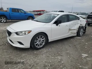 2014 Mazda 6 i Sport with VIN JM1GJ1U54E1100076, listed as a Copart auction lot 47665615 with 96,515 mi miles and Salvage Title. Bid and sale history available at carsss.com. Image 1.