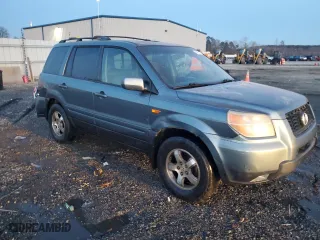 2007 Honda Pilot EX-L with VIN 5FNYF28697B010883, listed as a Copart auction lot 89077445 with 279,731 mi miles and Salvage Title. Bid and sale history available at carsss.com. Image 4.